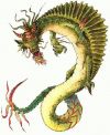 green chinese dragon tats